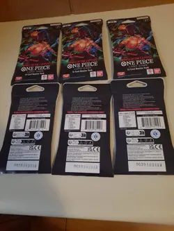 One Piece OP-06 Wings Of The Captain English - Sleeved Booster Packs Lot Of 6 - Image 3