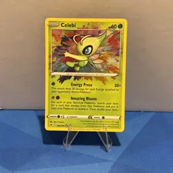 Pokemon TCG Celebi Vivid Voltage Holo Card 009/185 Amazing Rare - Image 1