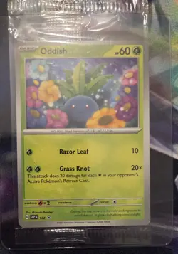 Oddish SVP 102 New & Sealed Promo Pokemon Card - Image 1