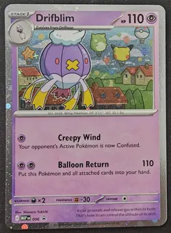 Drifblim MEP006 Black Star Promos Mega Evolutions Cosmos Holo Pokemon 2025 NM - Image 1