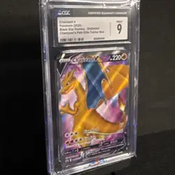 Charizard V 2019-22 Pokemon Sword and Shield Black Star Promos #SWSH050 (CGC 9) - Image 2