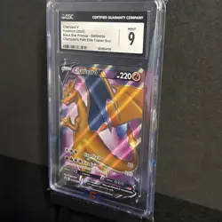 Charizard V 2019-22 Pokemon Sword and Shield Black Star Promos #SWSH050 (CGC 9) - Image 3