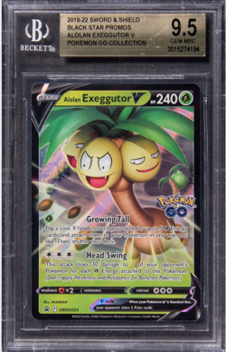 2019-22 POKEMON SWORD & SHIELD BLACK STAR PROMOS GO ALOLAN EXEGGUTOR BGS 9.5 - Image 1