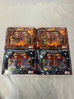 One Piece TCG Illustration Box Vol 5 and Vol 6 Lot Of 6 Factory Sealed BANDAI - Image 1