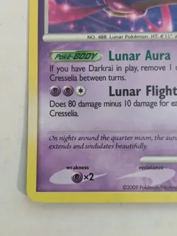 Cresselia - DP51 - Diamond & Pearl Black Star Promo - Holo - Pokemon TCG 2009 - Image 5