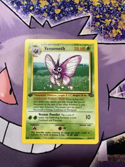Pokemon Venomoth Jungle 1st Edition Card 29/64 Rare - Image 1