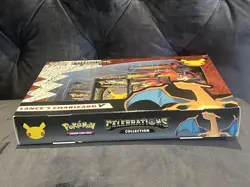 Pokemon TCG: Celebrations 25th Anniversary Lance's Charizard V Box New & Sealed - Image 3