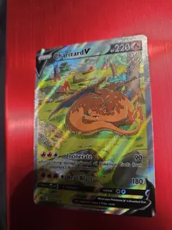 Pokemon TCG Cards Charizard V SWSH260 Alternate Art Black Star Promo - Image 1