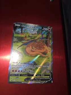 Pokemon TCG Cards Charizard V SWSH260 Alternate Art Black Star Promo - Image 2