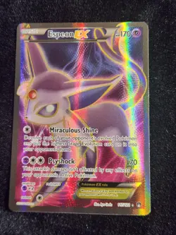 Pokemon Xy Breakpoint Espeon EX 117/122 Full Art Holo Rare NM - Image 1