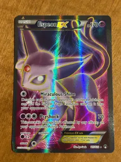 Pokemon Espeon EX XY Breakpoint 117/122 Full Art Ultra Rare Holo NM - Image 1