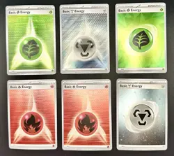 Basic Energy Holo Lot - Pokemon Cards Black Bolt & White Flare And 151 - Image 1
