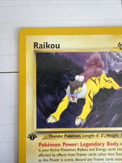 Pokemon Neo Revelation 1st Edition Card Raikou 22/64 Regular - Image 2