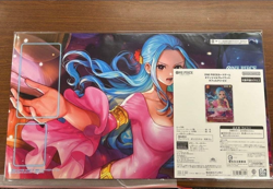 ONE PIECE Card Game Official Playmat Nefertari Vivi w/ Promo Card Heroines CUP - Image 1