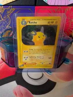 Pokemon TCG Vintage Raichu Non-Holo Rare 27/144 Skyridge WOTC LP - Image 1