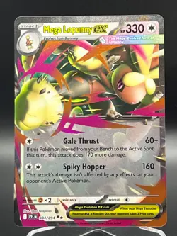 Mega Lopunny ex 084/094 Double Rare Phantasmal Flames Pokemon Card TCG NM - Image 1