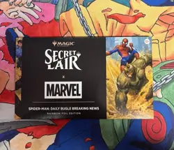 MTG Secret Lair x Marvel's Spider-Man: Daily Bugle Breaking News Rainbow Foil - Image 1