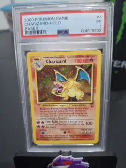 Pokemon TCG Charizard Holo Base Set 2 PSA 1 - Image 1