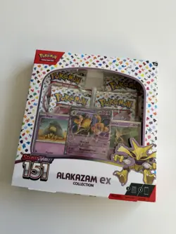 Pokemon 151 Alakazam EX Collection Box - Factory Sealed - Image 1