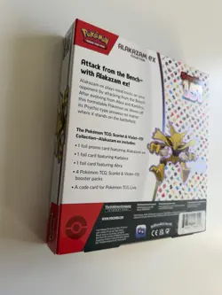 Pokemon 151 Alakazam EX Collection Box - Factory Sealed - Image 4