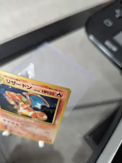 Pokemon 1998 CD Promo MP-LP Charizard 006 #6 Japanese Holo Rare Vintage - Image 4