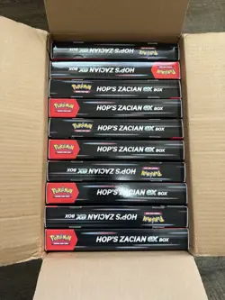 Pokemon Hop’s Zacian EX Box (10 Boxes) - Image 1