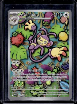 2025 Pokemon Phantasmal Flames Ambipom Illustration Rare #107/094 - Image 1