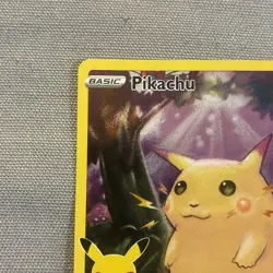 Pikachu 5/25 Pokemon Celebrations 25th Anniversary Set Full Art Card - Image 2