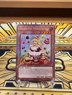 Yugioh Magidolce Puddzessin Platinum Secret Rare RA04-EN186 - Image 1