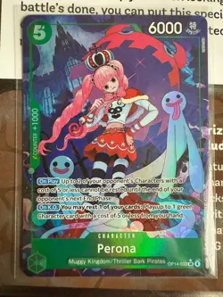 Perona OP14-033 SP English Alternate Art The Azure Sea's Seven One Piece - Image 2