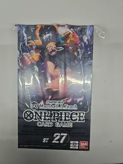 One Piece TCG: Black - Marshall D. Teach Starter Deck [ST-27] - Image 1