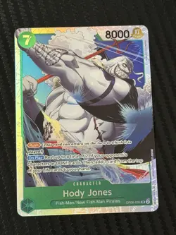 English One Piece Hody Jones OP06-035 SR Wings of the Captain TCG - Image 1