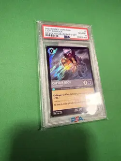 2022 Disney Lorcana Captain Hook D23 Expo 1st Edition PSA 10 Gem Mint - Image 2