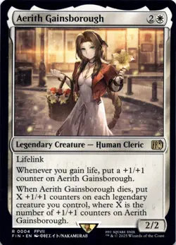 Aerith Gainsborough - Final Fantasy - Magic MTG NM - Image 1