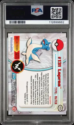 Lapras #131 - 2000 Topps Pokemon T.V Animation Series 3 PSA 10 POP 4💎 - Image 2