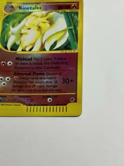 Ninetales 57/165 Reverse Holo Rare Expedition Base Set Pokemon Card LP - Image 5