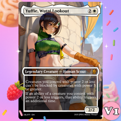 Delney, Streetwise Lookout | MTG x Final Fantasy Premium Art Card - Image 1