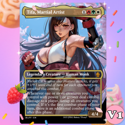 Tifa, Martial Artist | MTG x Final Fantasy Alt Art Card - Image 1