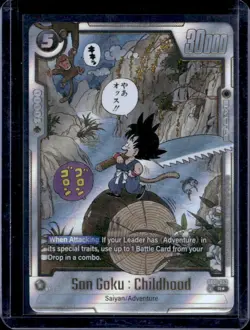 Dragon Ball Super Card Game Son Goku childhood Manga Rare #SB01-053 - Image 1
