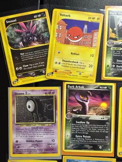 Lot Of 22 VTG Pokemon Cards Fossil Jungle Base Set Holo Topps E Reader MP-LP - Image 2