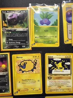 Lot Of 22 VTG Pokemon Cards Fossil Jungle Base Set Holo Topps E Reader MP-LP - Image 3