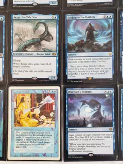 Custom CONTROL MAGIC Commander deck Mono Blue KEIGA THE TIDE STAR 100 Cards Duel - Image 5