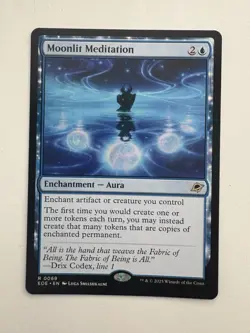Moonlit Meditation MTG Magic the Gathering Card NM Near Mint EOE - Image 1