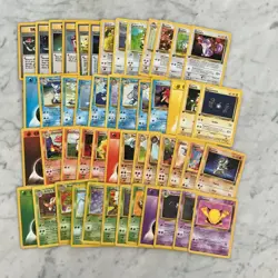 Pokemon Card Lot 1999 WOTC 50 Different Cards All 1st Edition Or Uncommon NM - Image 1