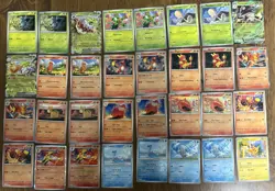 Pokemon Paldean Fates 100% COMPLETE Base & Reverse Holo Set 190 Total Cards - Image 2