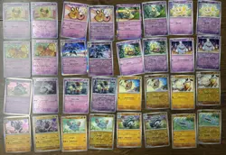 Pokemon Paldean Fates 100% COMPLETE Base & Reverse Holo Set 190 Total Cards - Image 4
