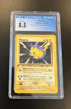Pokemon Pikachu TCG Neo Genesis 1st Edition Card 70/111 Regular - Image 1