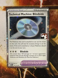 Technical Machine: Blindside Prize Pack Series 6 Promo Pokemon Card NM - Image 2