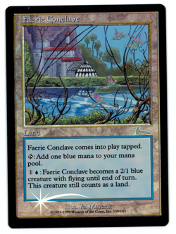 Faerie Conclave -- MTG (SP Quality FOIL) - Urza's Legacy - See scans!! - Image 1
