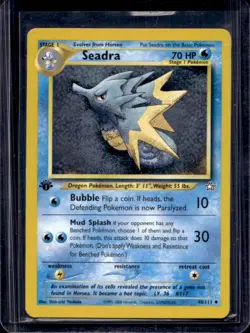 2000 Pokemon Neo Genesis 1st Edition Seadra #48/111 - Image 1